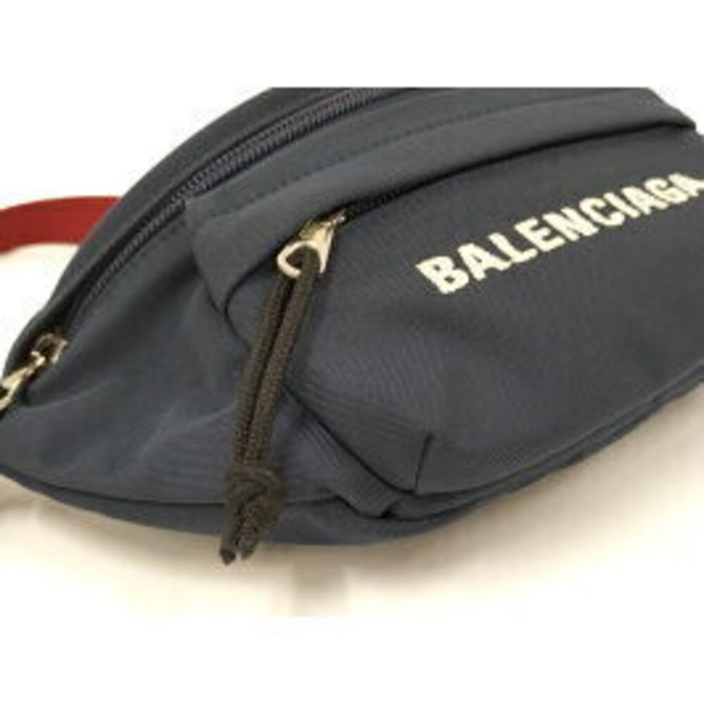 BALENCIAGA waist Clutch belt pack Navy Blue - Picture 3 of 9